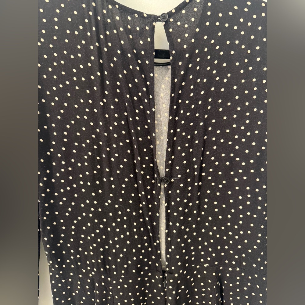 Reformation Black and White Long Sleeve Dress - Picture 6 of 7